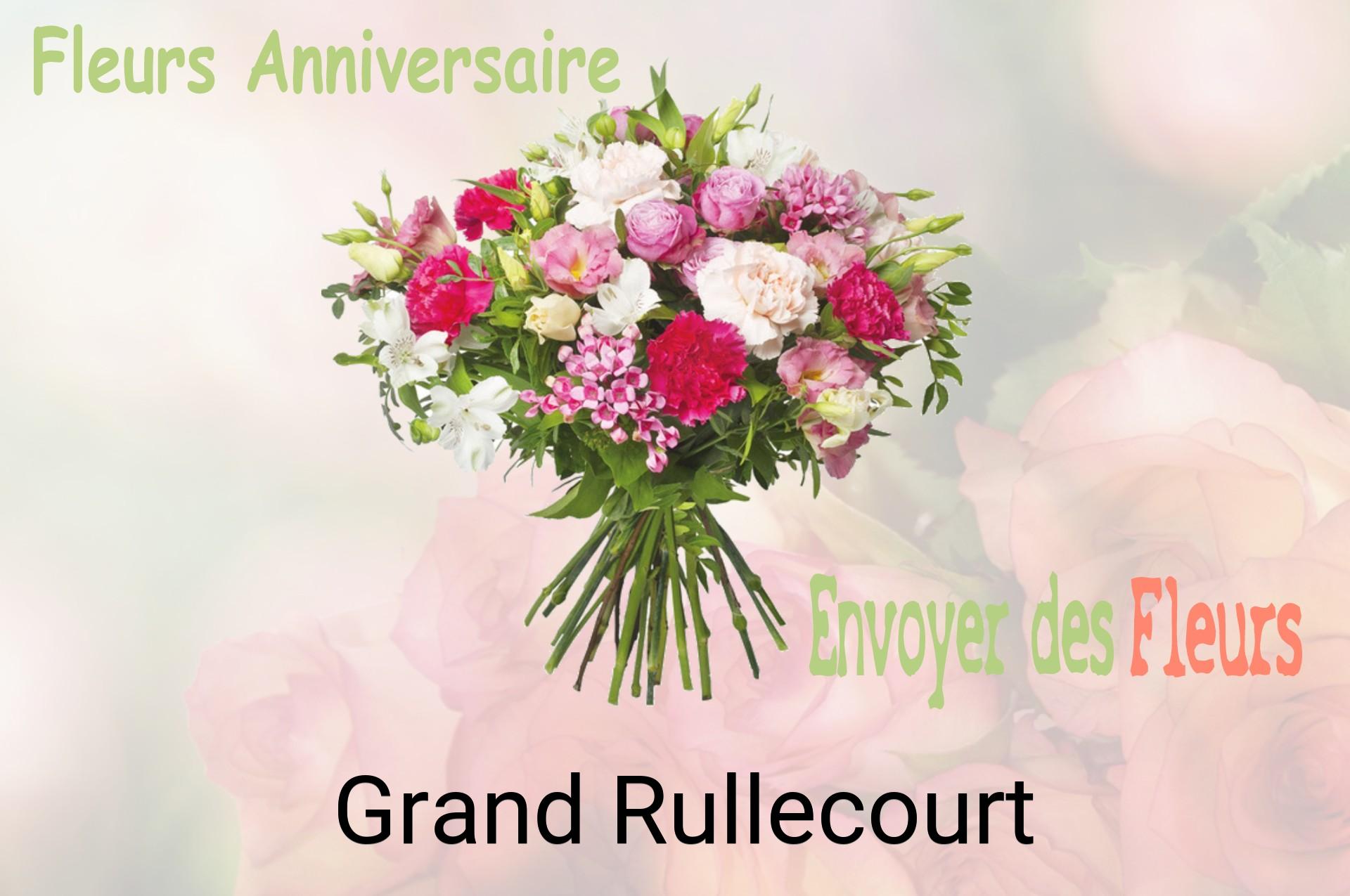 Bouquet de fleurs d’anniversaire livré à Grand-Rullecourt